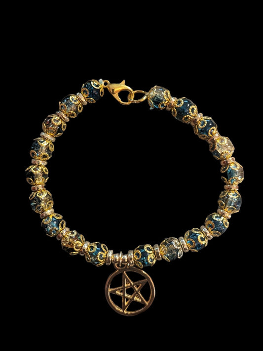 Blue Pagan Bracelet