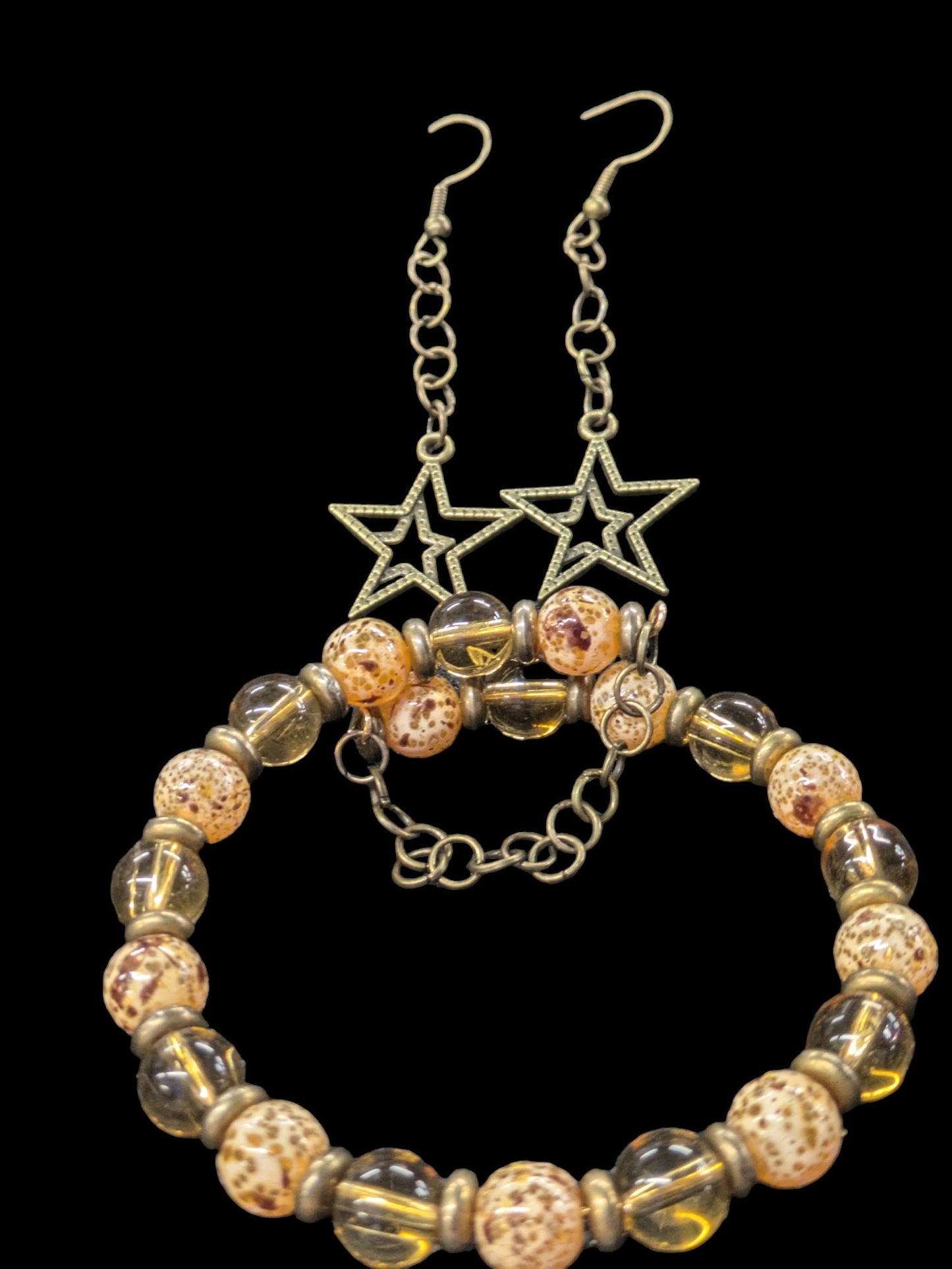 Brown Star Bracelet Set