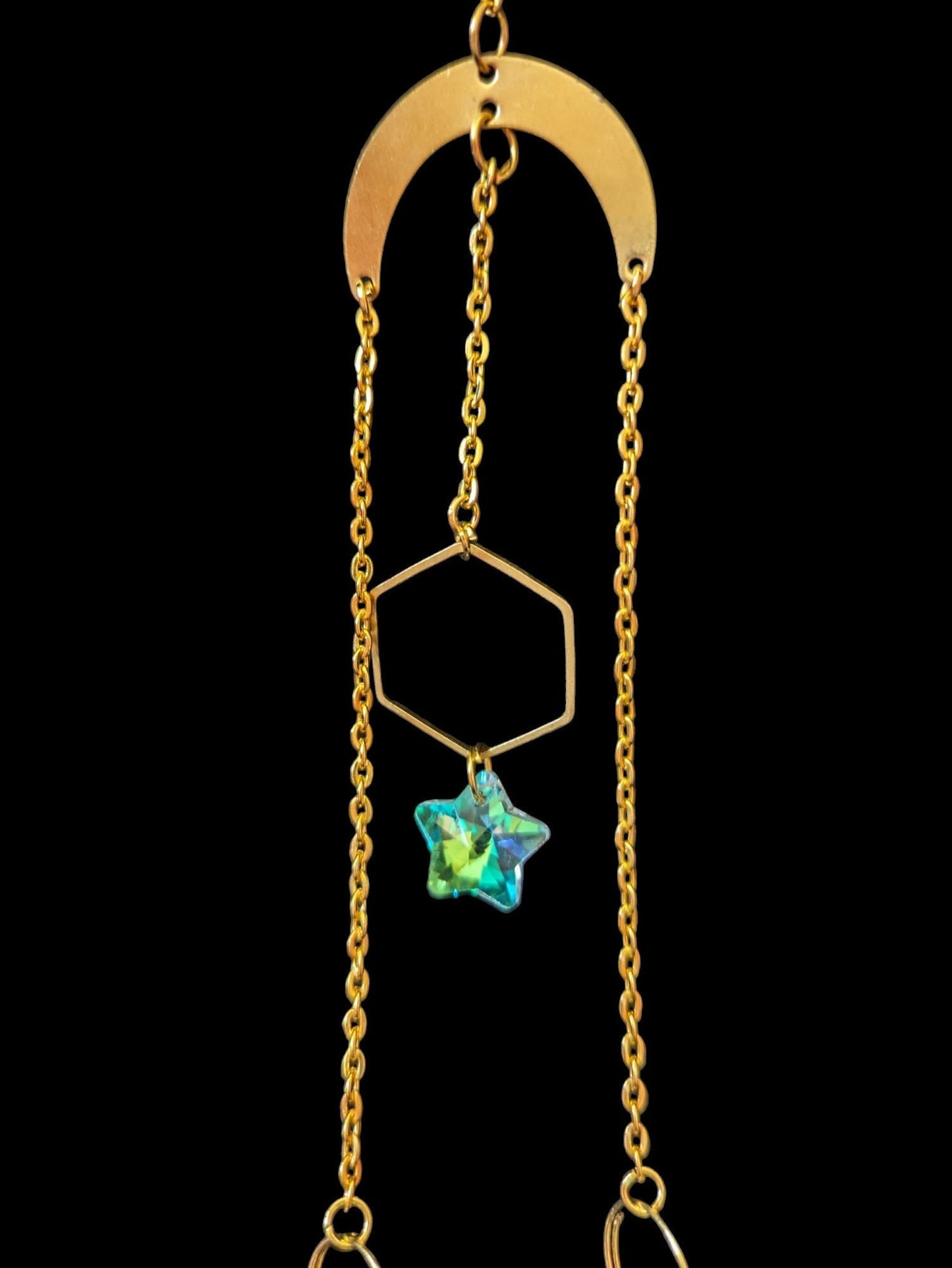 Moon and Stars Suncatcher