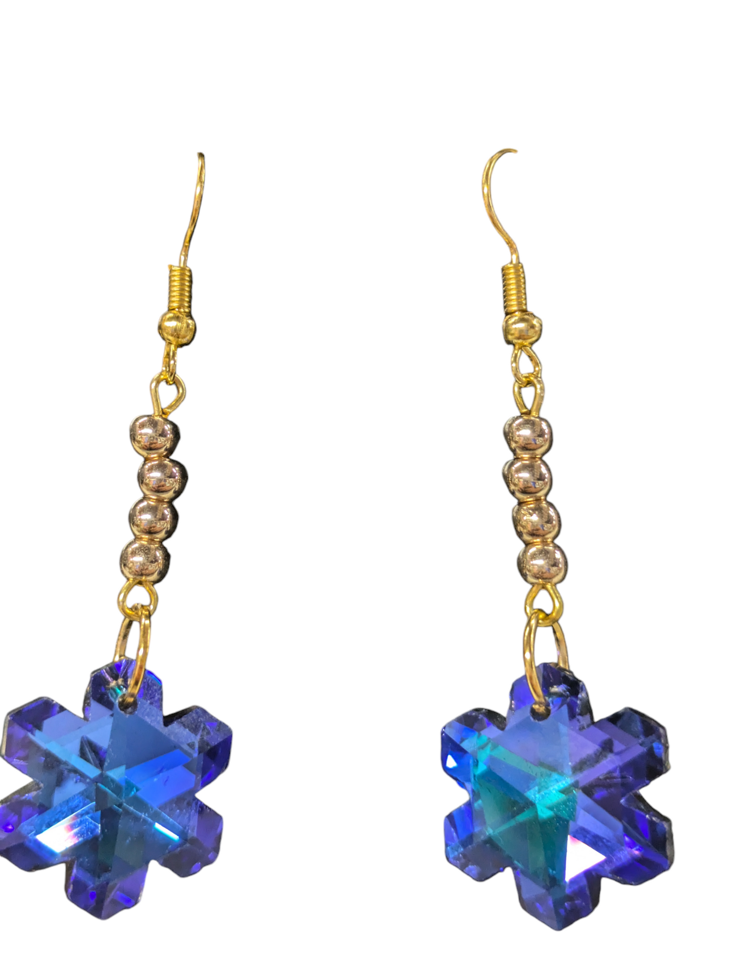 Blue Snowflakes Jewlery Set