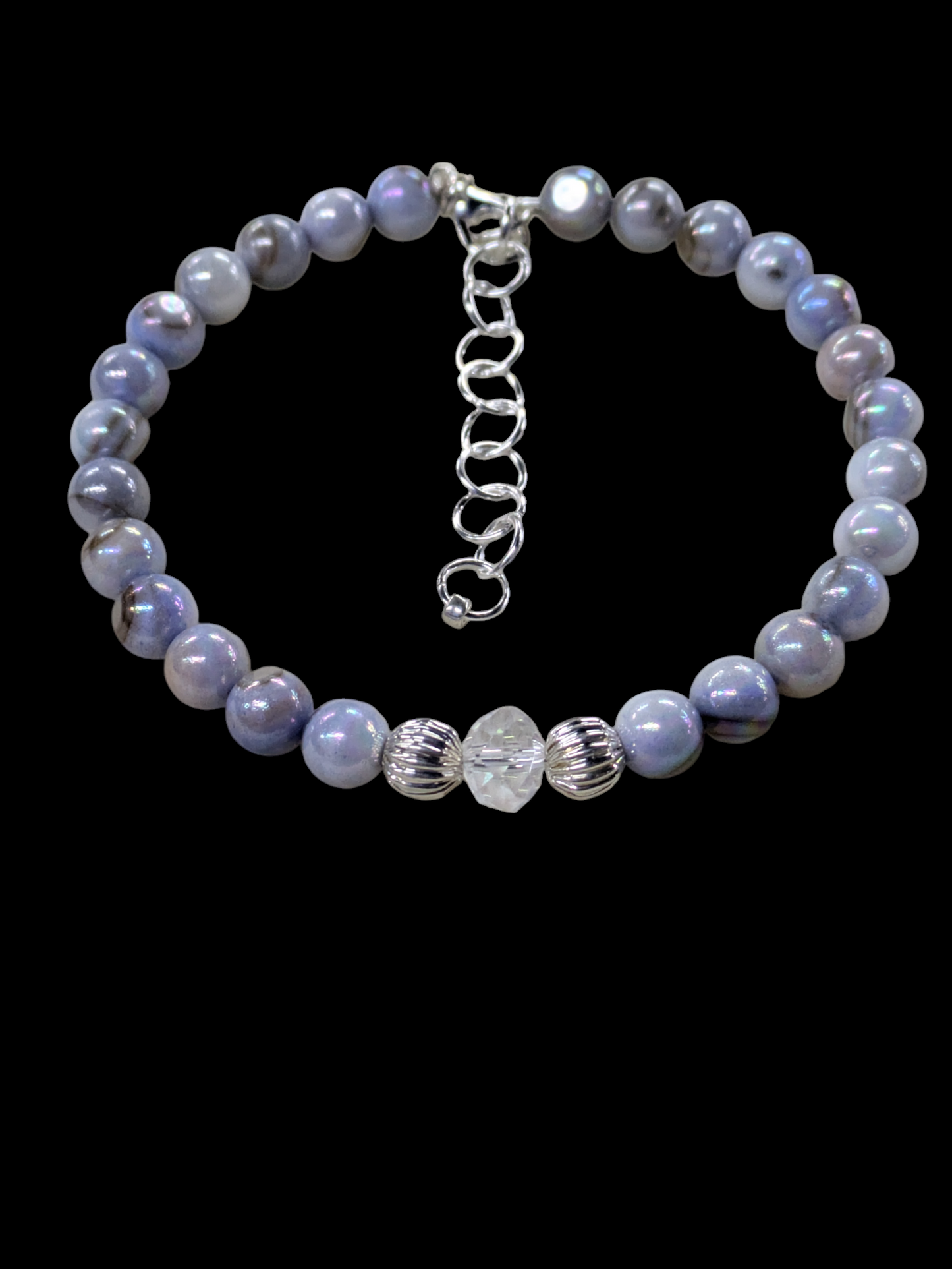 Blue Sand Bracelet and Earring Set