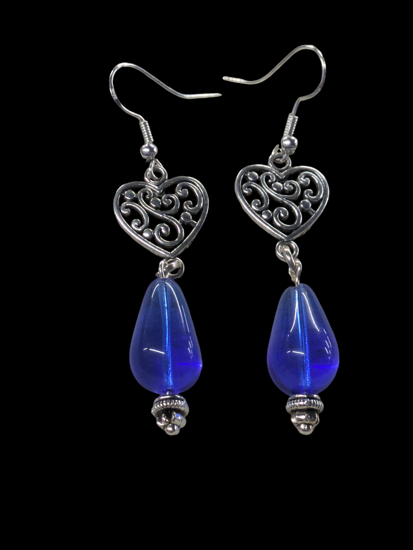 Blue Tear Earrings