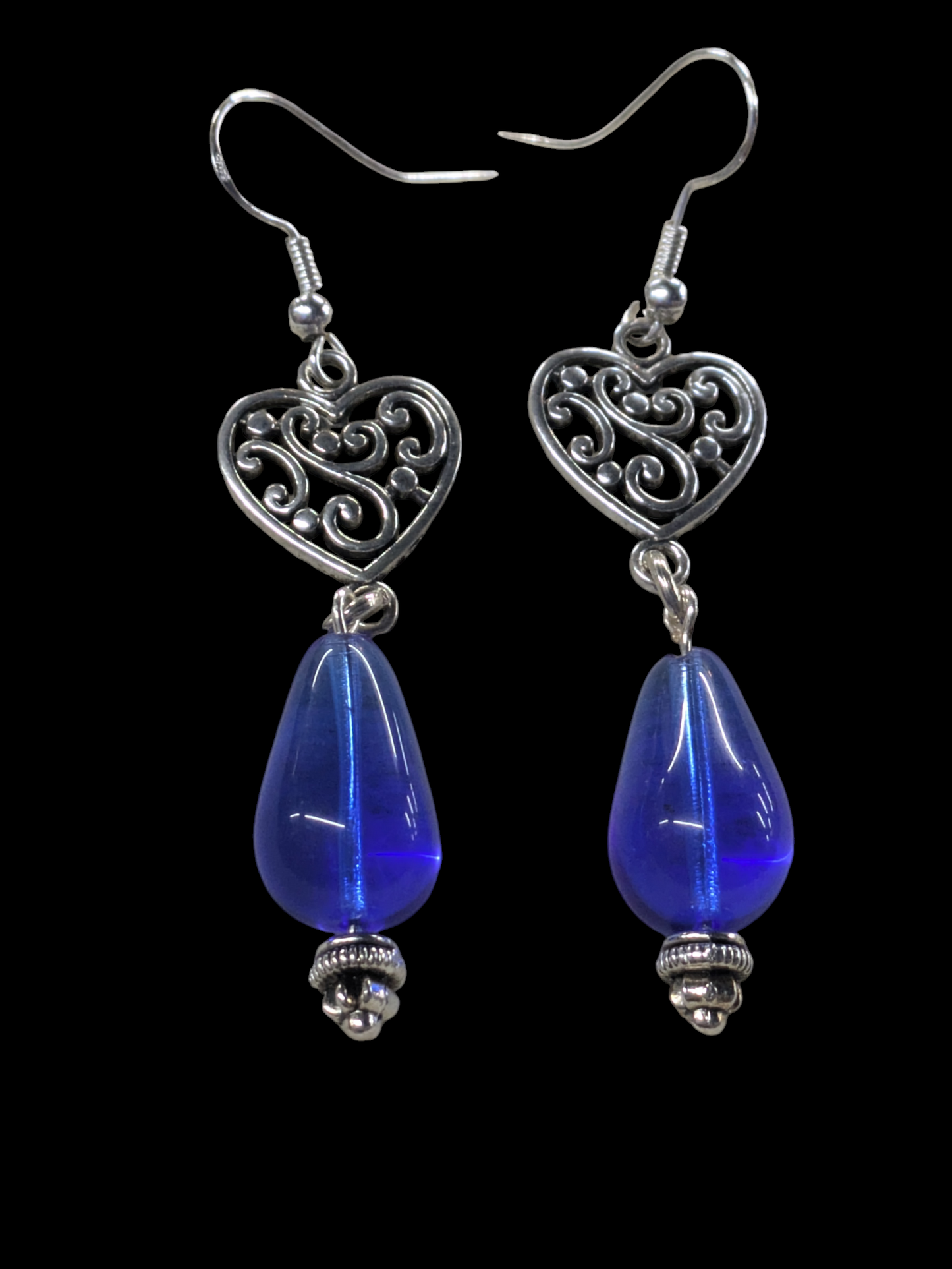 Blue Tear Earrings