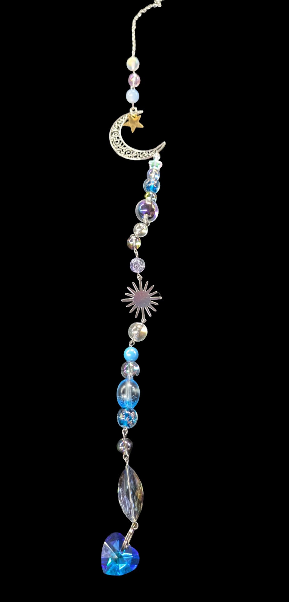 Blue and Silver Suncatcher